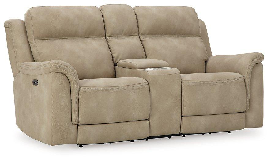 Next-Gen DuraPella Power Reclining Loveseat with Console - Abundant Home Collections