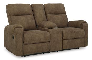 Edenwold Reclining Loveseat with Console - Abundant Home Collections