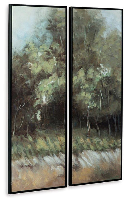 Dansot Wall Art (Set of 2) - Abundant Home Collections