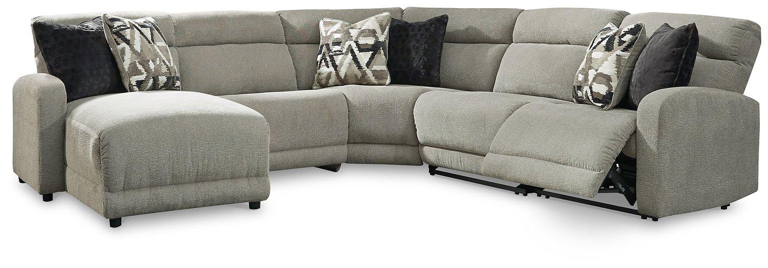 Colleyville Power Reclining Sectional with Chaise - Abundant Home Collections