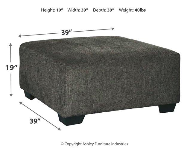 Ballinasloe Oversized Ottoman - Abundant Home Collections