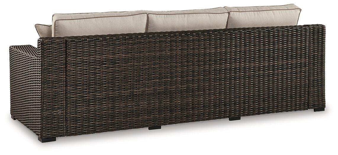 Coastline Bay Outdoor Sofa with Cushion - Abundant Home Collections