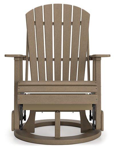 Hyland wave Outdoor Swivel Glider Chair - Abundant Home Collections