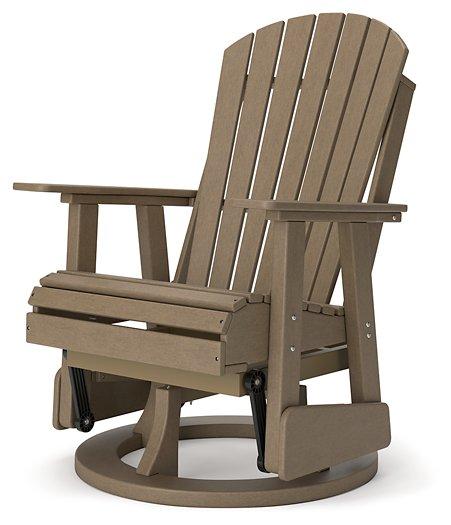 Hyland wave Outdoor Swivel Glider Chair - Abundant Home Collections