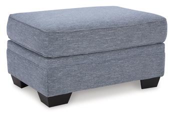 Carissa Manor Ottoman - Abundant Home Collections