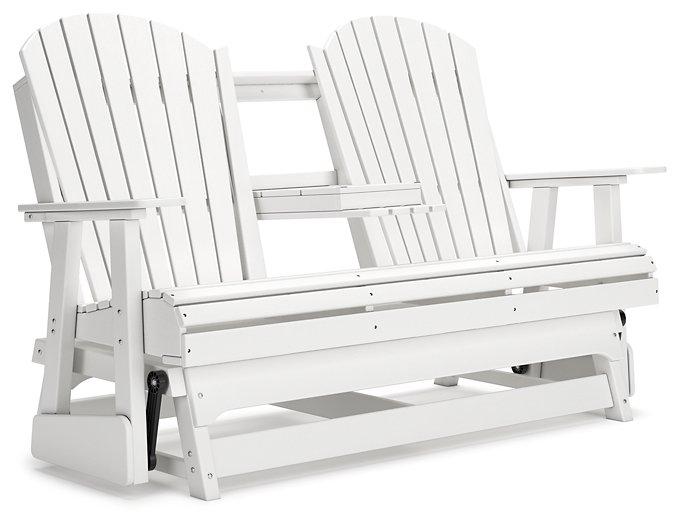 Hyland wave Outdoor Glider Loveseat - Abundant Home Collections