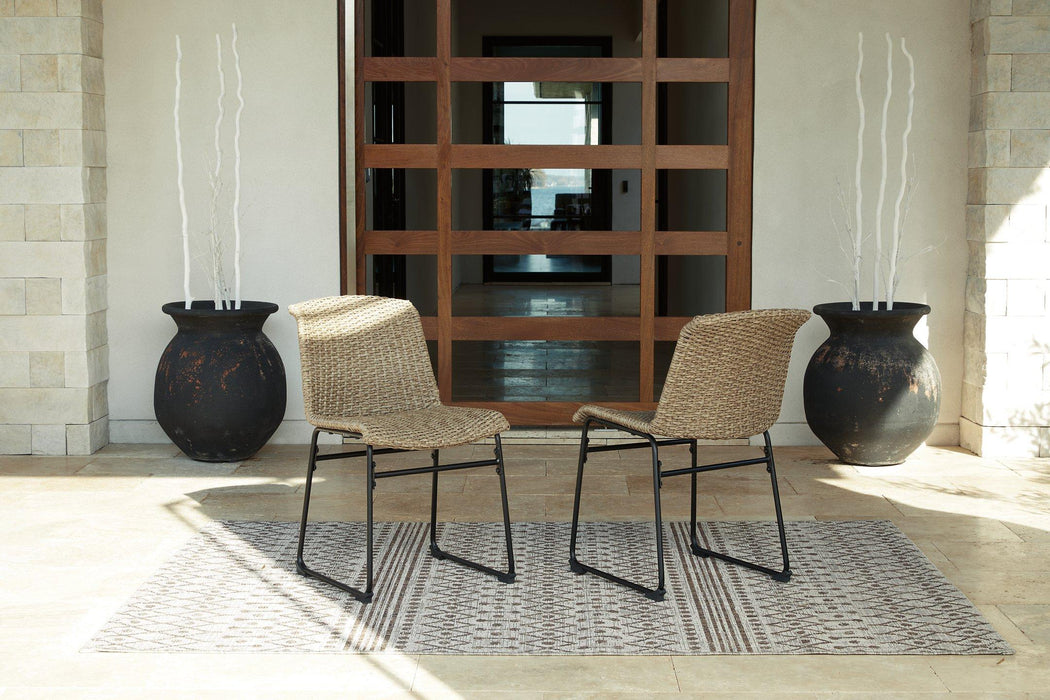 Amaris Outdoor Dining Chair (Set of 2) - Abundant Home Collections