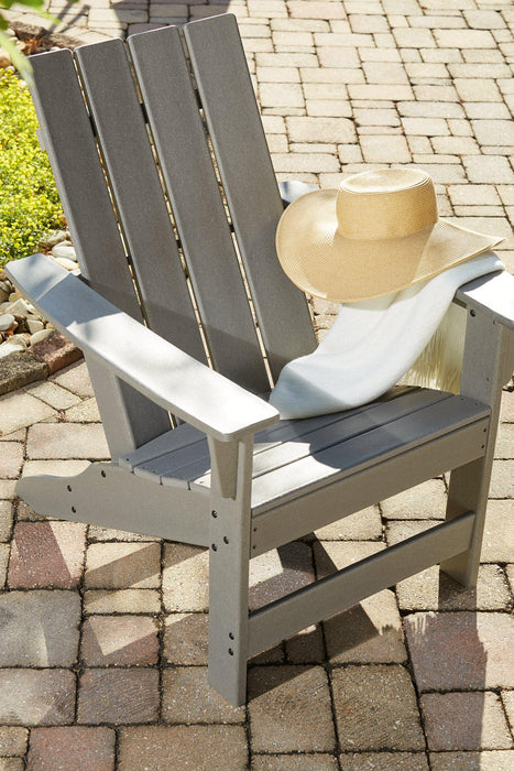Visola Outdoor Adirondack Chair Set with End Table - Abundant Home Collections
