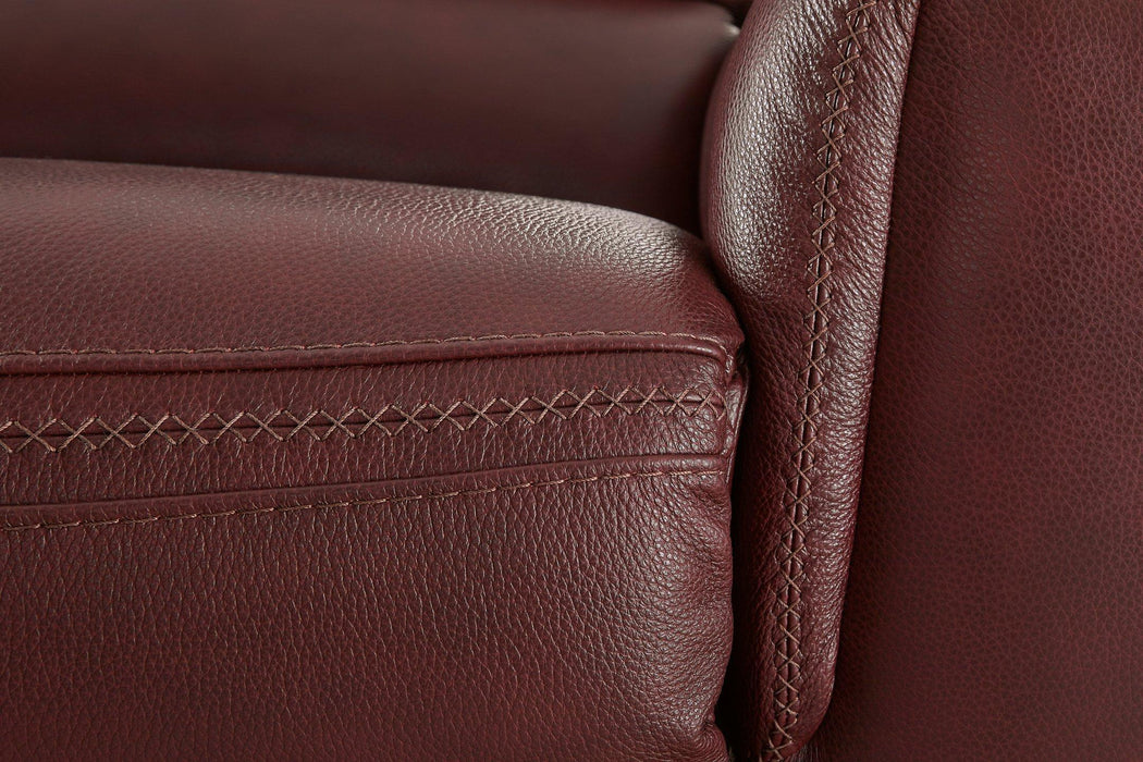 Alessandro Power Reclining Loveseat with Console - Abundant Home Collections