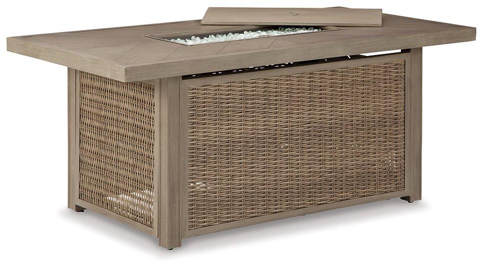 Beachcroft Outdoor Fire Pit Table - Abundant Home Collections