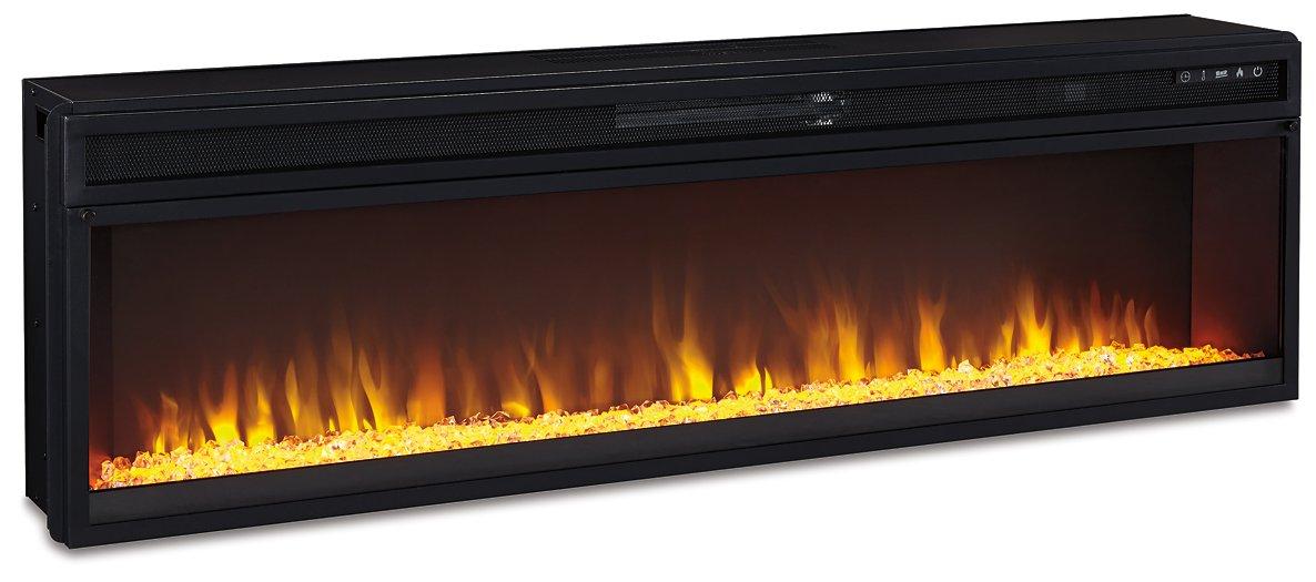 Camdill 80" TV Stand with Electric Fireplace - Abundant Home Collections