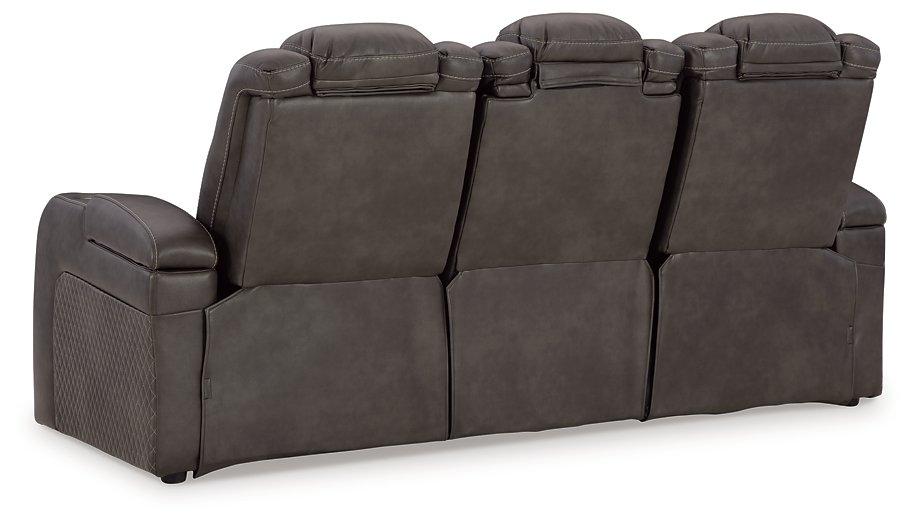 Fyne-Dyme Power Reclining Sofa - Abundant Home Collections