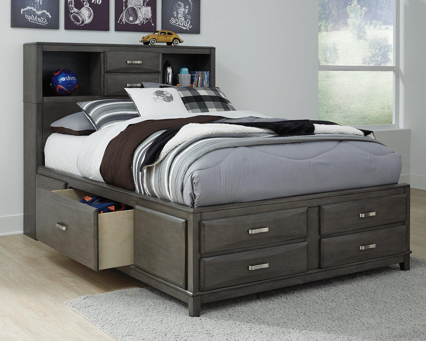 Caitbrook Storage Bed with 7 Drawers - Abundant Home Collections
