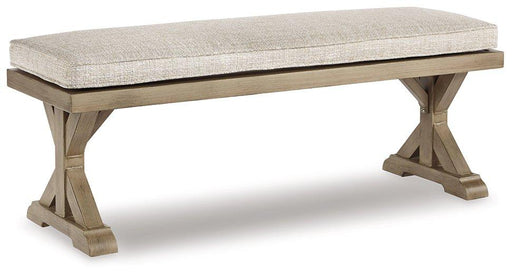 Beachcroft Outdoor Bench with Cushion - Abundant Home Collections