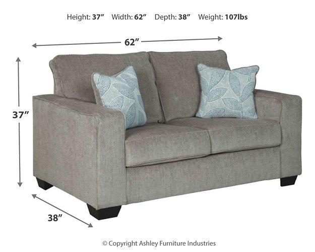 Altari Loveseat - Abundant Home Collections