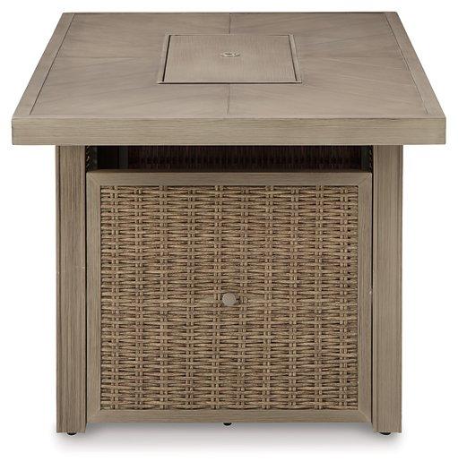 Beachcroft Outdoor Fire Pit Table - Abundant Home Collections