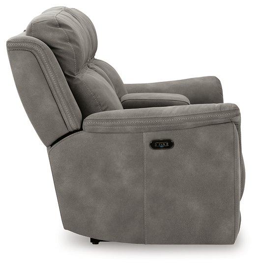 Next-Gen DuraPella Power Reclining Loveseat with Console - Abundant Home Collections