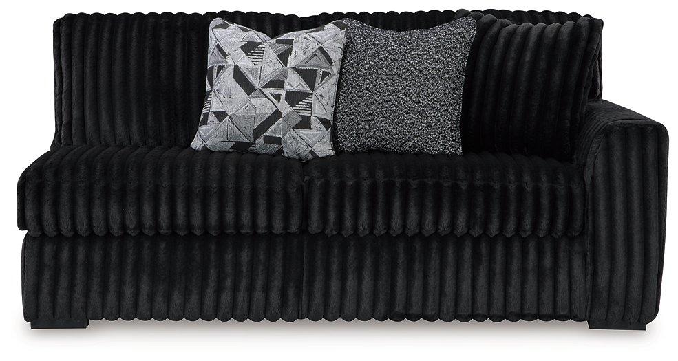 Midnight-Madness Sectional Sofa with Chaise - Abundant Home Collections