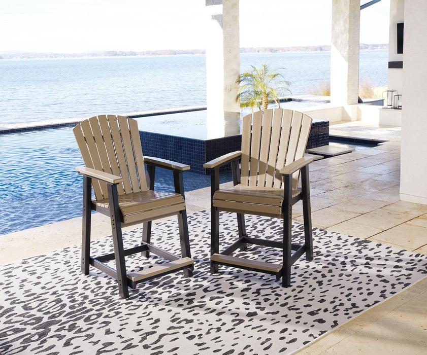 Fairen Trail Outdoor Counter Height Bar Stool (Set of 2) - Abundant Home Collections