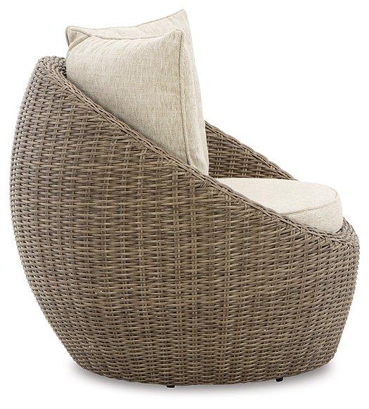 Danson Swivel Lounge with Cushion (Set of 2) - Abundant Home Collections