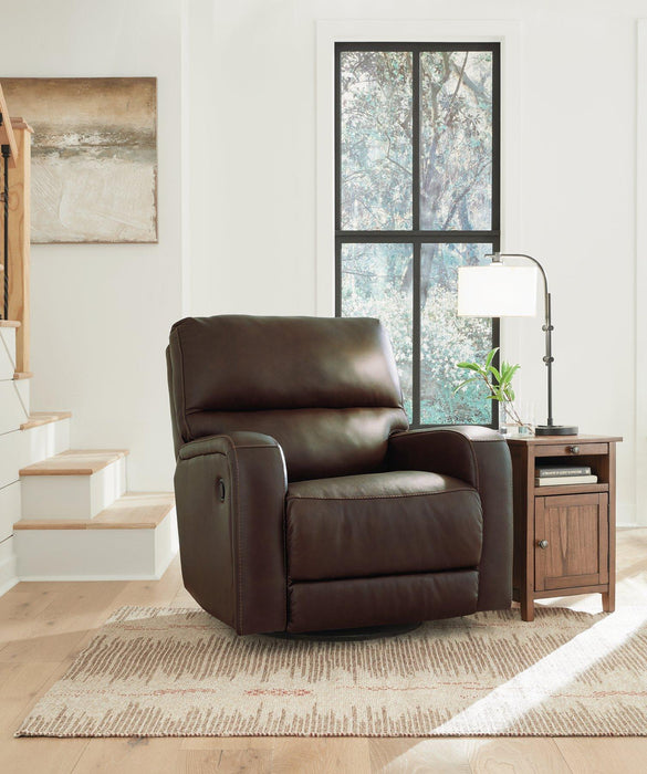 Emberla Swivel Glider Recliner - Abundant Home Collections
