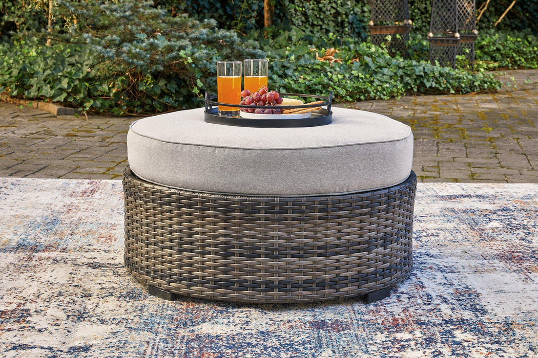 Harbor Court Ottoman with Cushion - Abundant Home Collections