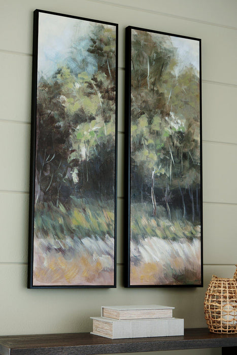 Dansot Wall Art (Set of 2) - Abundant Home Collections