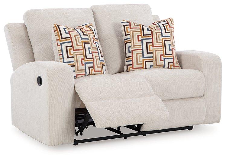Danum Reclining Loveseat - Abundant Home Collections