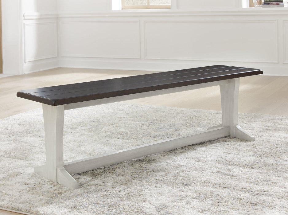 Darborn 62" Dining Bench - Abundant Home Collections