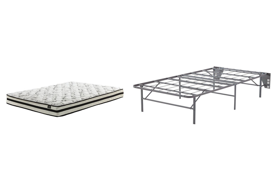 8 Inch Chime Innerspring Mattress Set - Abundant Home Collections