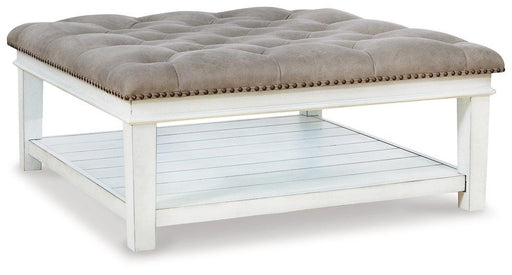 Kanwyn Upholstered Ottoman Coffee Table - Abundant Home Collections