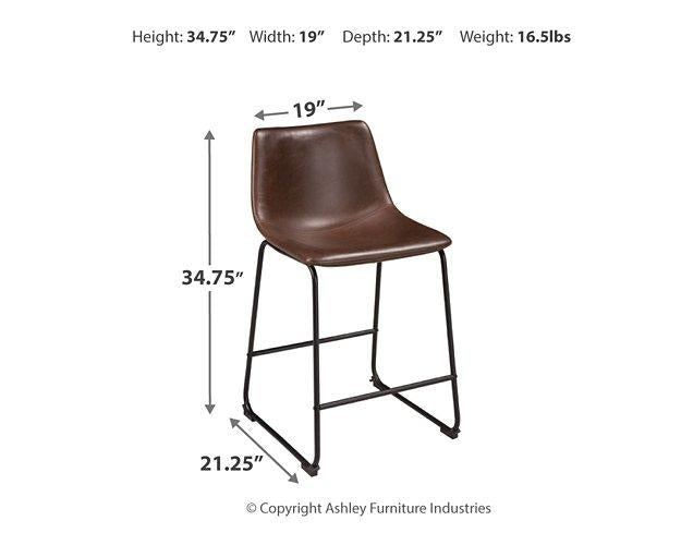 Centiar Counter Height Bar Stool - Abundant Home Collections