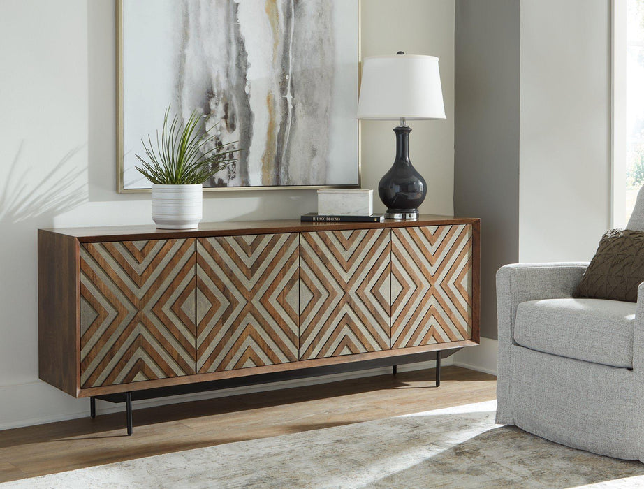 Dreggan Accent Cabinet - Abundant Home Collections