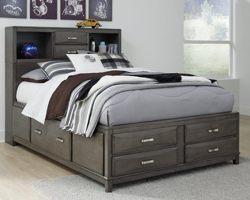 Caitbrook Storage Bed with 7 Drawers - Abundant Home Collections