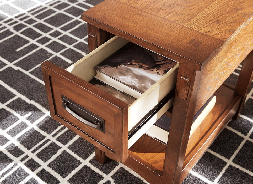 Breegin Chairside End Table - Abundant Home Collections