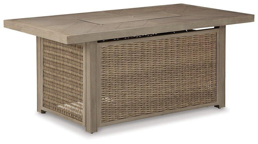 Beachcroft Outdoor Fire Pit Table - Abundant Home Collections
