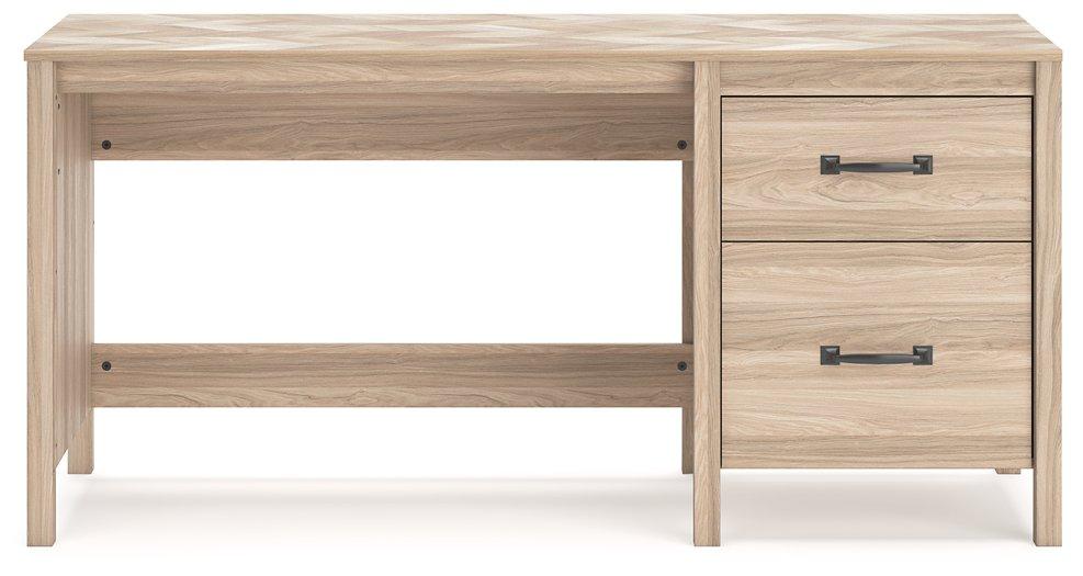 Battelle 60" Home Office Desk with Return - Abundant Home Collections