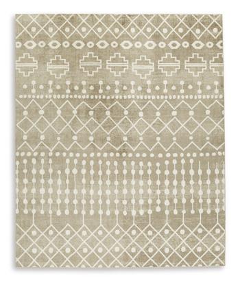 Bunchly 7'10" x 10'3" Washable Rug - Abundant Home Collections