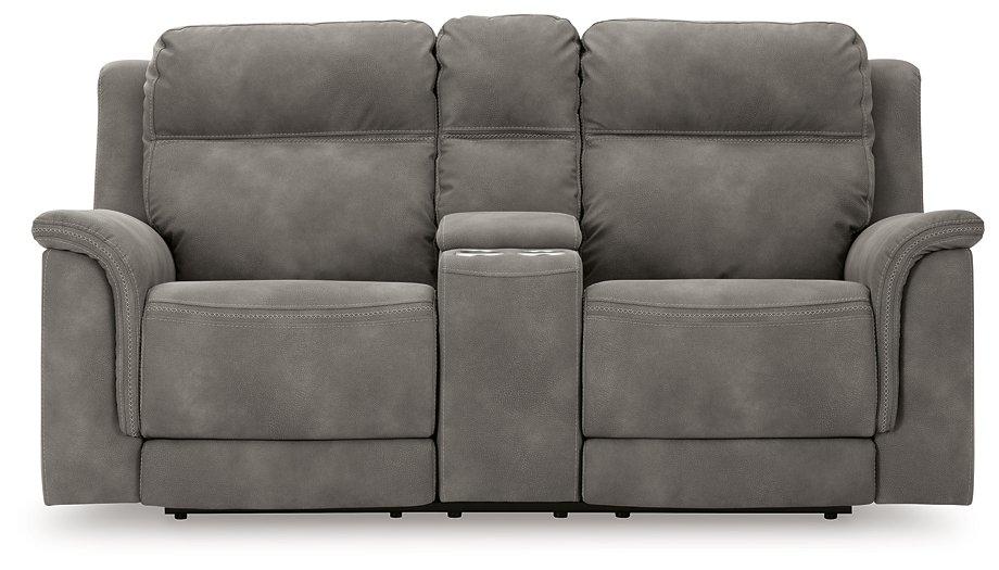 Next-Gen DuraPella Power Reclining Loveseat with Console - Abundant Home Collections
