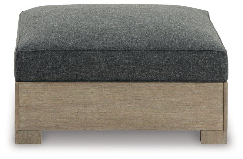 Citrine Park Outdoor Ottoman with Cushion - Abundant Home Collections