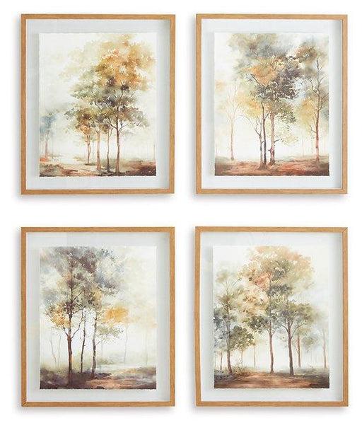 Bryneford Wall Art (Set of 4) - Abundant Home Collections