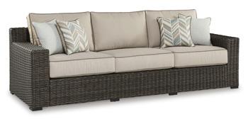 Coastline Bay Outdoor Sofa with Cushion - Abundant Home Collections