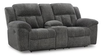 Frohn Reclining Loveseat with Console - Abundant Home Collections