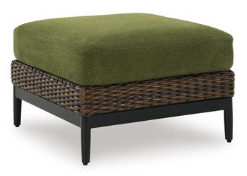 Horizon Hall Outdoor Ottoman with Cushion - Abundant Home Collections