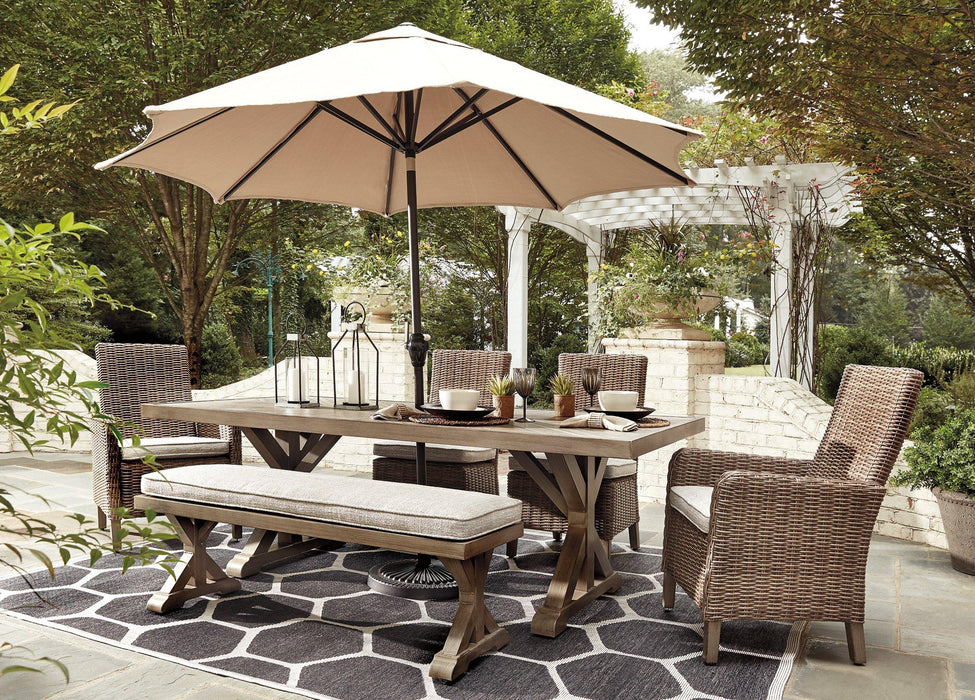 Beachcroft Outdoor Dining Table - Abundant Home Collections