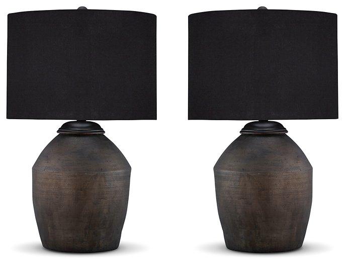 Naareman Lamp Set - Abundant Home Collections
