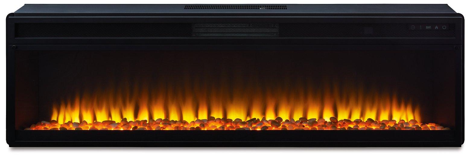 Camdill 80" TV Stand with Electric Fireplace - Abundant Home Collections