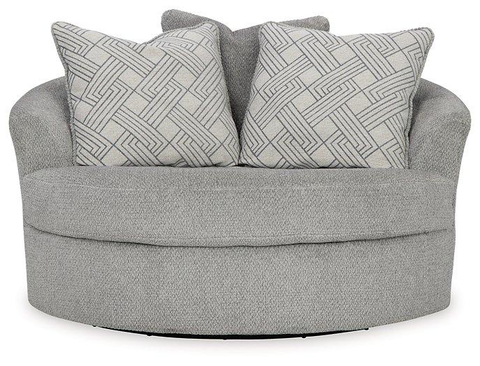 Casselbury Oversized Swivel Accent Chair - Abundant Home Collections