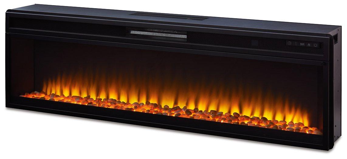 Camdill 80" TV Stand with Electric Fireplace - Abundant Home Collections