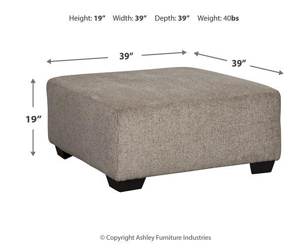 Ballinasloe Oversized Ottoman - Abundant Home Collections